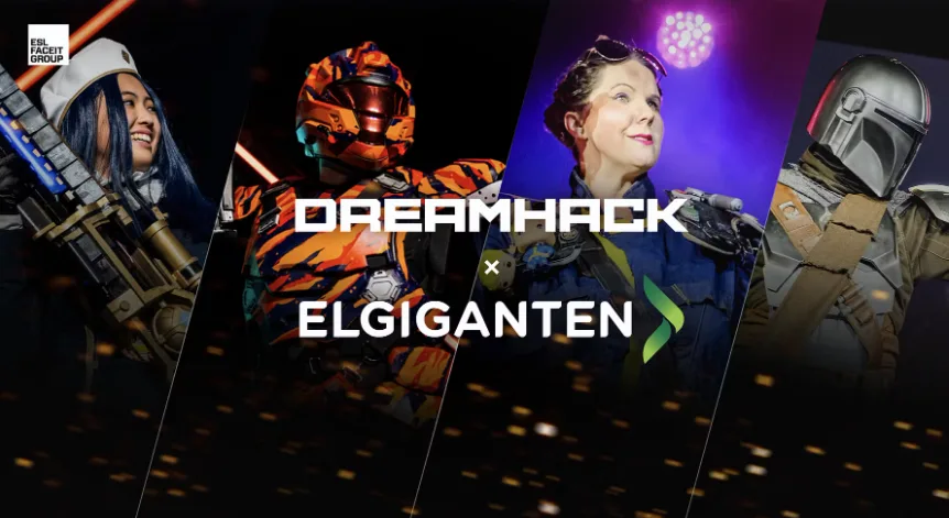 DreamHack gia hạn hợp tác với Elgiganten đến 2029, lập kỷ lục thị trường game Thụy Điển