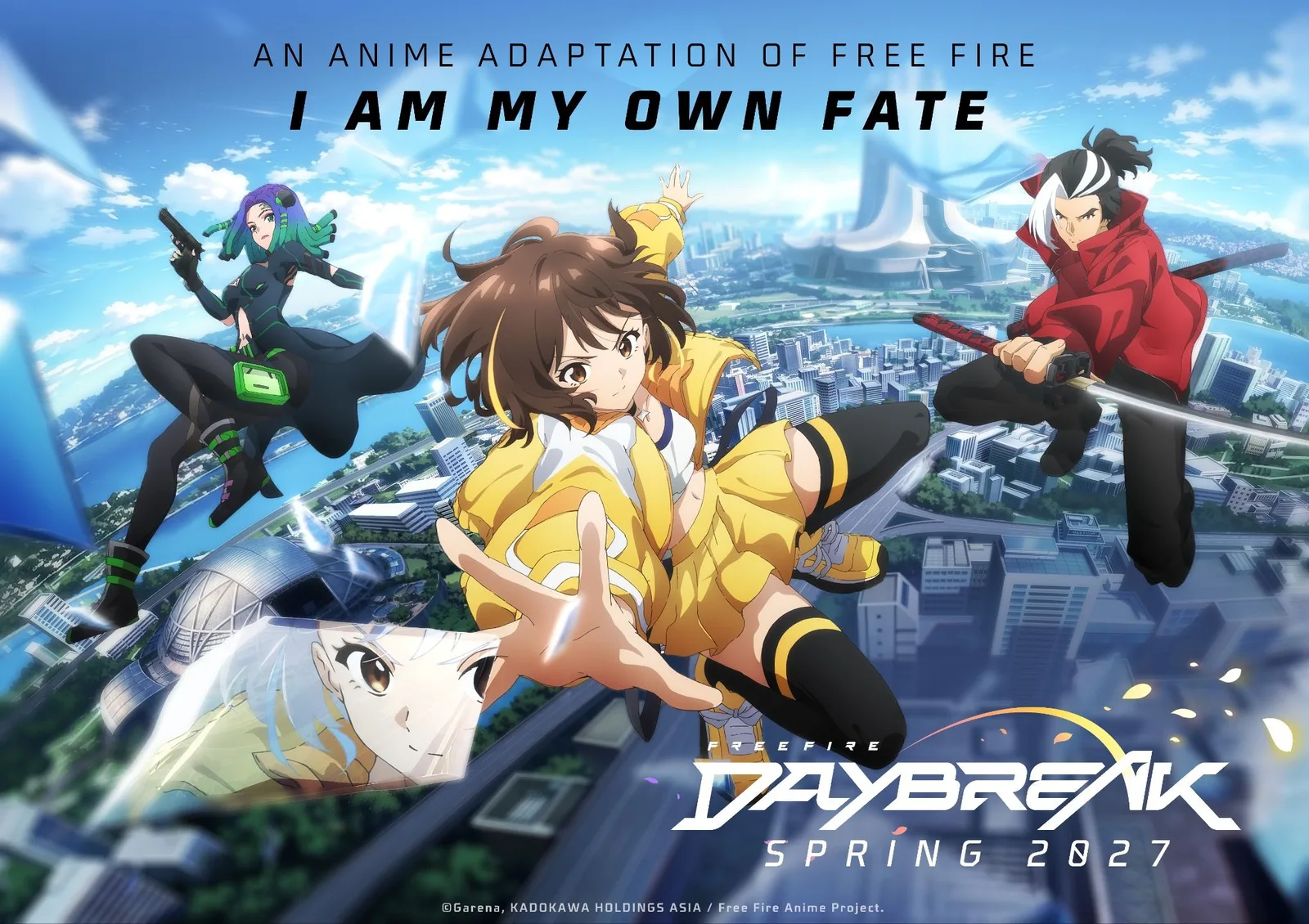 Anime Free Fire hé lộ mốc ra mắt "Free Fire Daybreak"