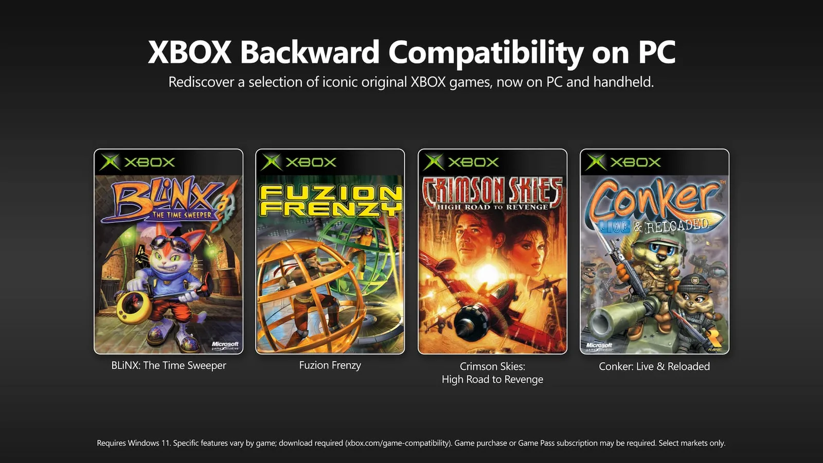 Xbox đưa 4 tựa game gốc về PC nhưng gây thất vọng cho người hâm mộ