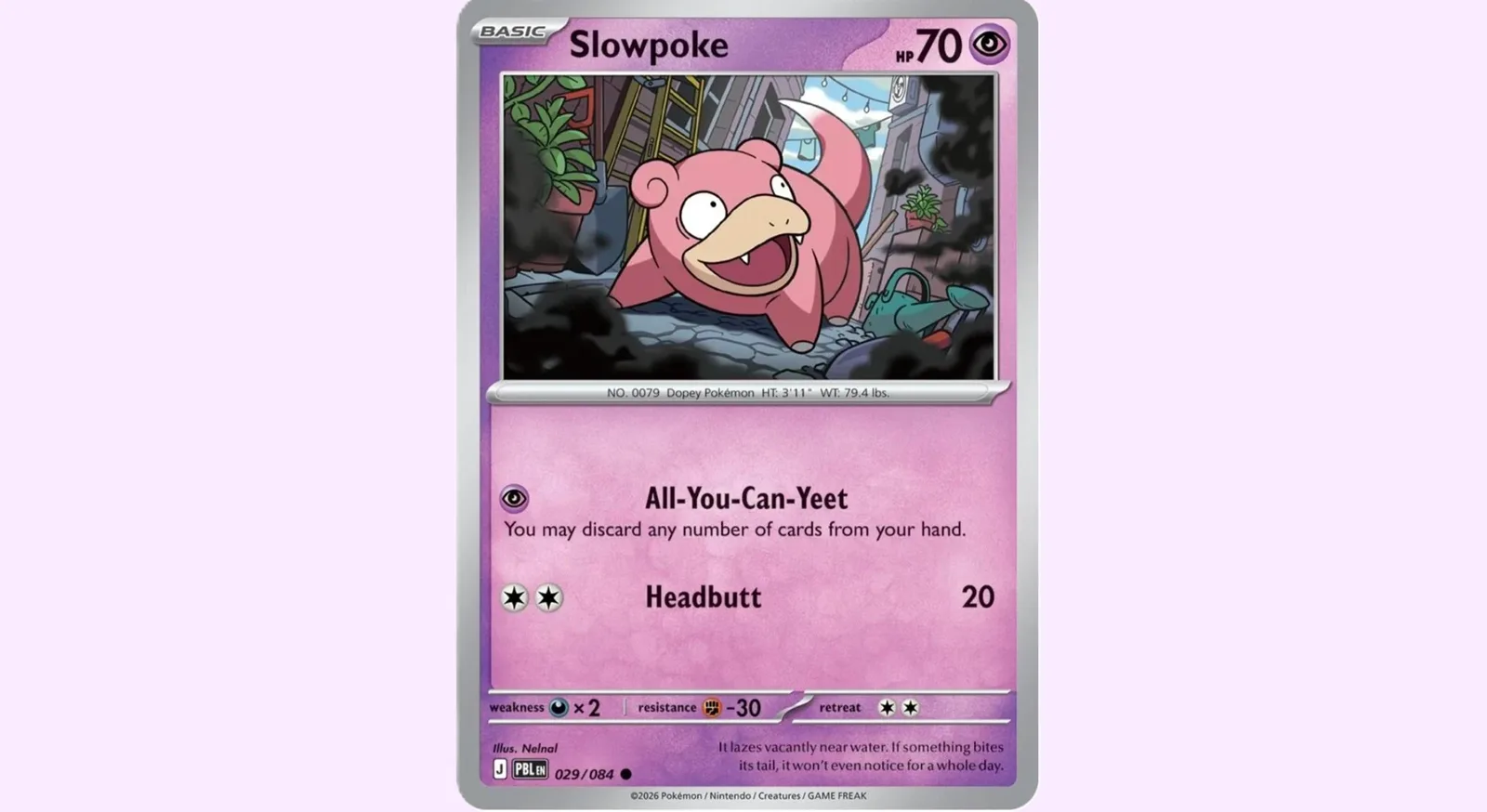 Ảnh minh họa — Pokémon Trading Card Game giới thiệu động từ "All-You-Can-Yeet" từ thẻ Slowpoke: Hấp dẫn và lạ lùng