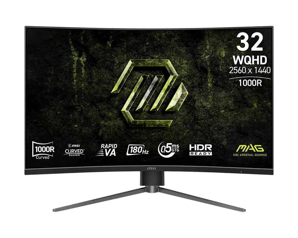 Ảnh minh họa — MSI bổ sung hai màn hình gaming WQHD 320 Hz và 180 Hz mới vào dòng sản phẩm MAG
