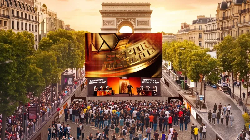 Esports World Cup mang lễ hội miễn phí đến Đại lộ Champs-Élysées Paris