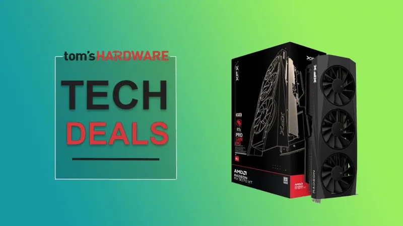 XFX Radeon RX 9070 XT Gaming Edition giảm giá $90 tại Newegg