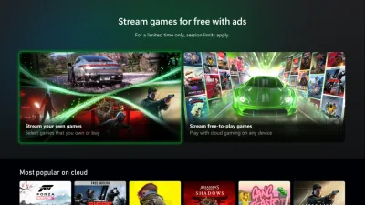 Xbox khởi chạy thử nghiệm dịch vụ game streaming hỗ trợ quảng cáo cho Insiders