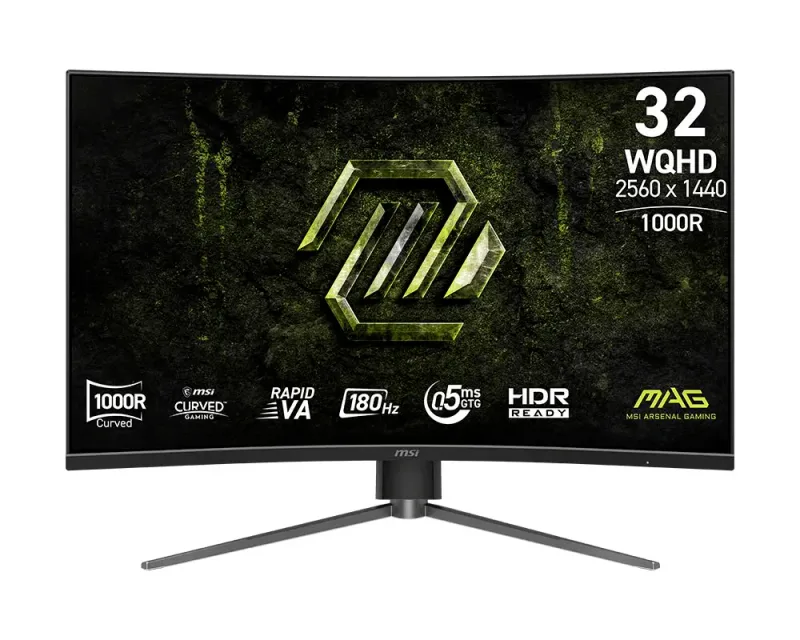 Ảnh minh họa — MSI bổ sung hai màn hình gaming WQHD 320 Hz và 180 Hz mới vào dòng sản phẩm MAG