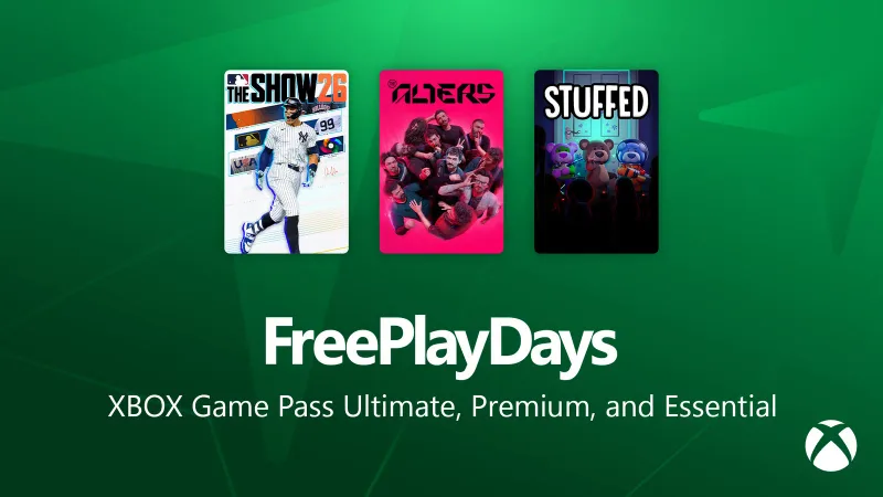 XBOX tung Free Play Days: MLB The Show 26, The Alters và Stuffed miễn phí từ 9-12/7