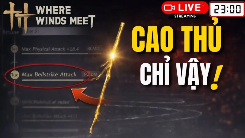 Where Winds Meet — Hướng dẫn tune đồ PVP chuẩn cao thủ (PCNET)
