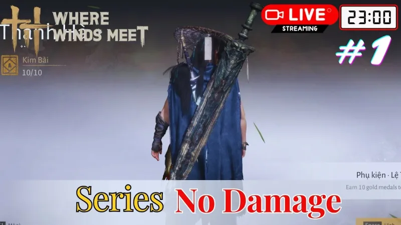 Where Winds Meet — No Damage 10 boss lấy Kiếm Dương Quá (Phần 1) (PCNET)