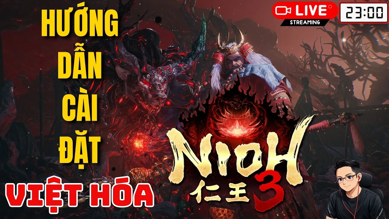 Việt hóa Nioh 3 — hướng dẫn cài đặt tiếng Việt (PCNET)